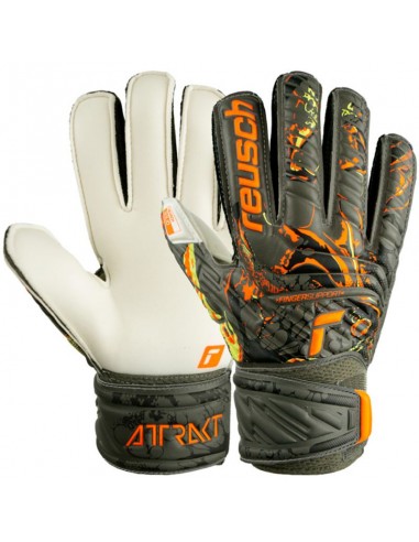 Reusch Attrakt Solid Finger Support 5372010-5556 Î“Î¬Î½Ï„Î¹Î± Î¤ÎµÏÎ¼Î±Ï„Î¿Ï†ÏÎ»Î±ÎºÎ± Î Î±Î¹Î´Î¹ÎºÎ¬ Î ÏÎ¬ÏƒÎ¹Î½Î±